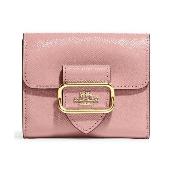 Coach CE671 Morgan Small Leather Wallet Dusty Rose NWT Org $228 - Picture 10 of 11